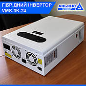 Гібридний інвертор 3Кв 24В (UPS) VMS-3K-24, фото 3