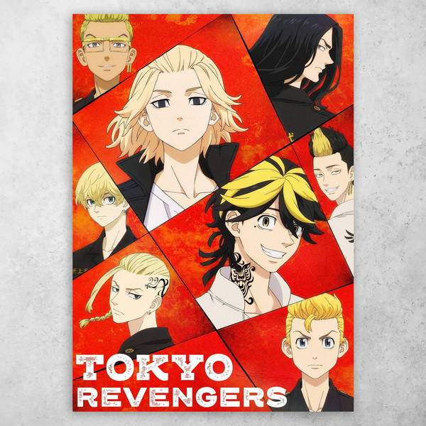 Аніме плакат постер "Токійські месники / Tokyo Revengers" №1