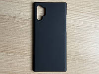 Samsung Galaxy Note 10 Plus чехол - бампер Black Plastic чёрный, матовый, ударопрочный пластик