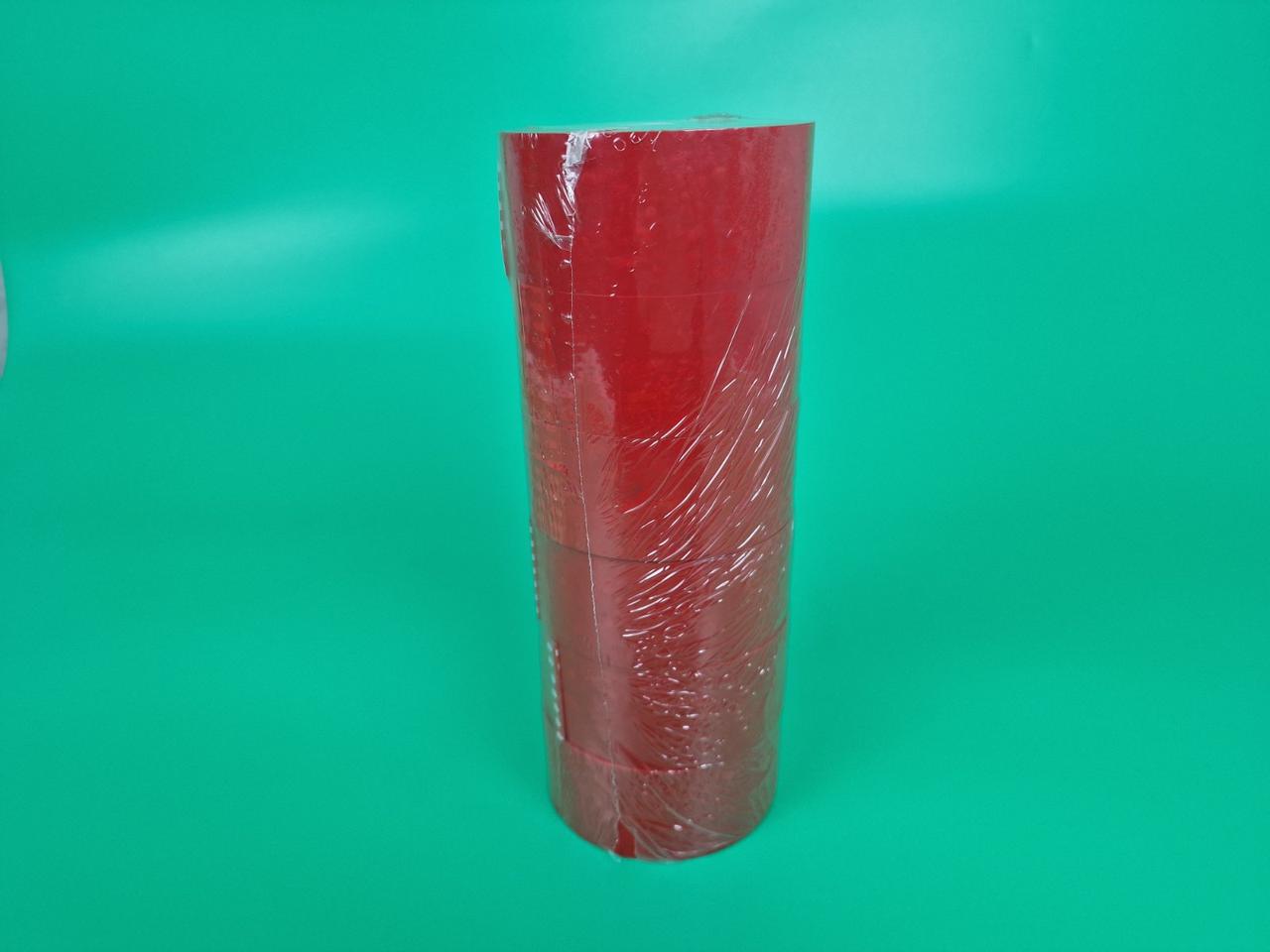 Скотч 45 мм/80м/38мк Червоний "Супер Торба"(10,4/1,04) No 4 (6 шт), фото 1