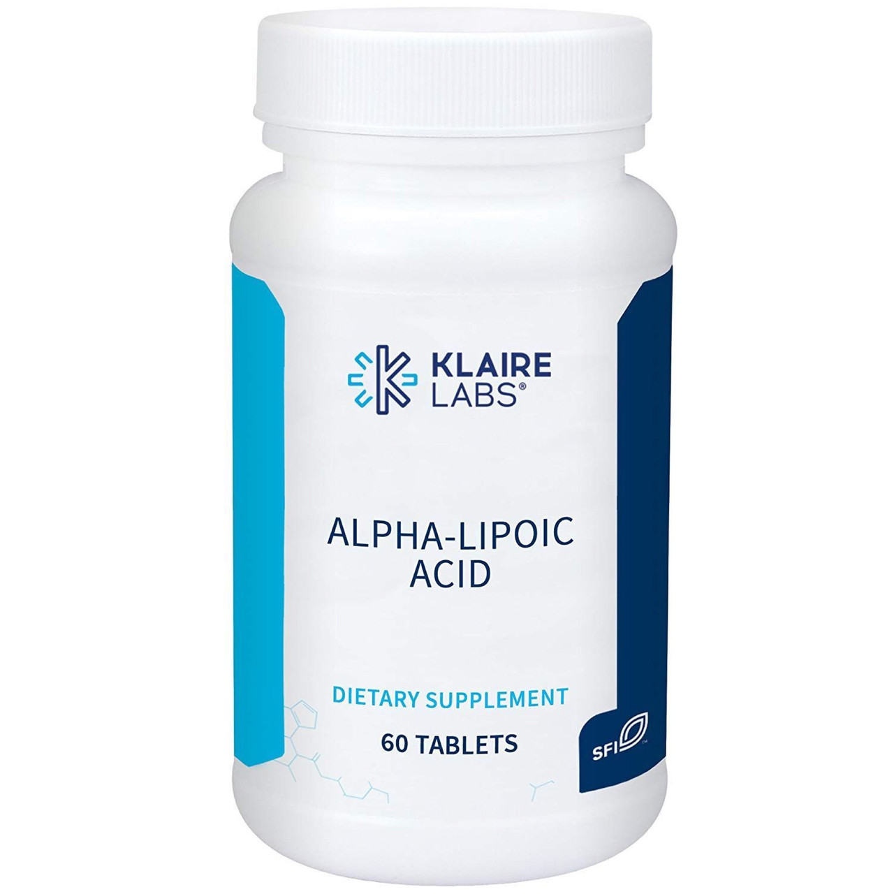 Альфа Липова Кислота 150 мг, Alpha-Lipoic Acid, Klaire Labs, 60 вегетаріанських капсул