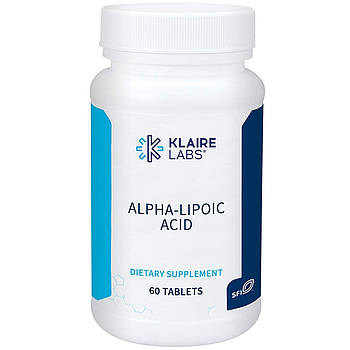 Альфа Липова Кислота 150 мг, Alpha-Lipoic Acid, Klaire Labs, 60 вегетаріанських капсул