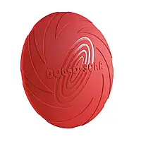 Игрушка для собак Trixie Летающая тарелка резина d=18 см Красная