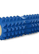 Масажний валик масажер для тіла ніг спини EVA 33 х 12 см з виїмкою під хребет, фото 4