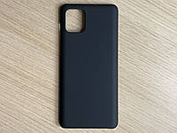 Чехол - бампер (чехол - накладка) для Samsung Galaxy Note 10 Lite чёрный, матовый, ударопрочный пластик
