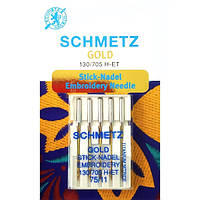Набор игл Schmetz Gold Embroidery №75