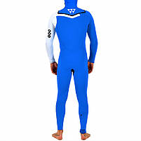 Гідрокостюм чоловічий JANGA PAINKILLER YAMAMOTO HOODED 5/4mm blue, фото 2