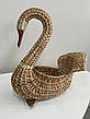 Лебідь плетений з лози, фото 9