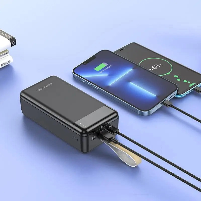 Power Bank BOROFONE BJ19B Incredible PD20W+QC3.0 30000mAh black