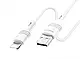 Кабель USB - Lightning Borofone BX43 CoolJoy 360шт 7297, фото 2