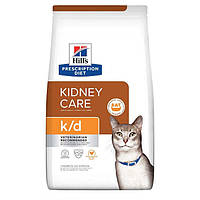 Сухой корм Хиллс Hill's Prescription Diet Feline k/d Kidney Care 1.5 кг для кошек с почечной недостаточностью