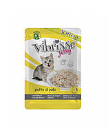 Vibrisse Jelly Kittens Для котят с курицей в желе 70 г