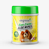 Espree Aloe Ear Care Pet Wipes 60 шт