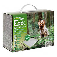 Croci Super Nappy Eco Одноразовые пеленки для собак (биоразлагаемые) 84 х 57 (14 шт)