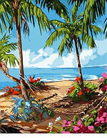 KMVA-3075 Набор для росписи по номерам Гавайские будни 40х50 см