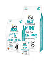 Brit Care GF Mini Light&Sterilised (д/собак малых пород) контроль веса 2 кг