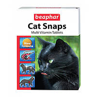 Beaphar Cat Snaps витаминизированное лакомство с креветками, таурином и биотином 75 шт