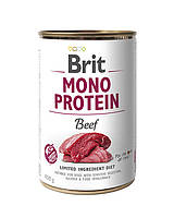 Brit Mono Protein Dog с говядиной 400 г