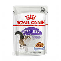 Royal Canin Sterilised in Jelly консерва для стерилизованных котов (кусочки в желе) 85 г 12 шт