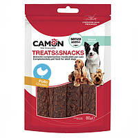 Camon Treats & Snacks Puffed chicken jerky Вяленое мясо курицы 80 г