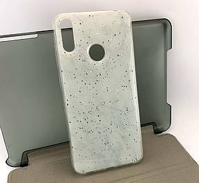 Чохол на Huawei Y7 2019, Y7 pro 2019 накладка бампер Marble силіконовий