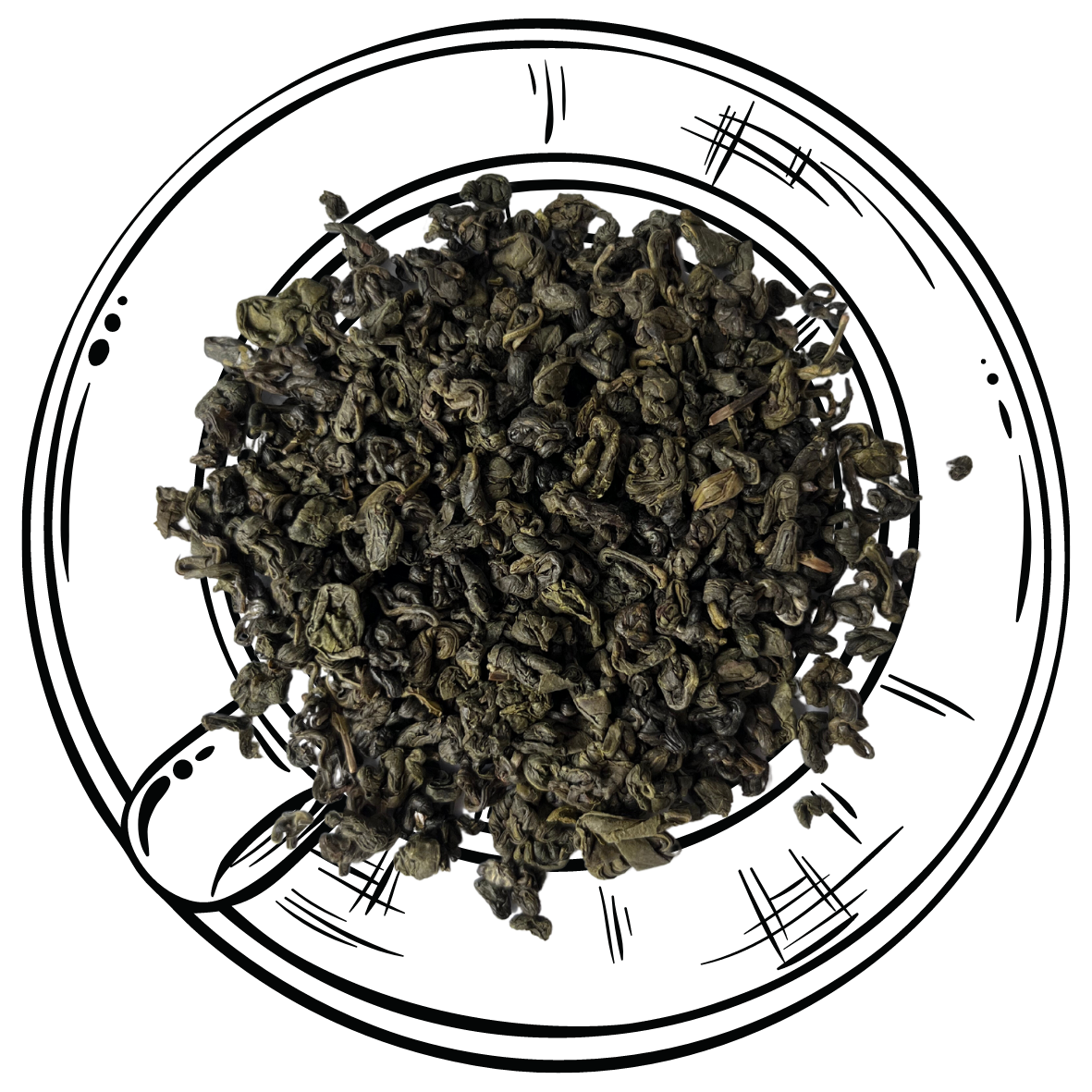 Чай зелений крупнолистовий «Срібний равлик», 1кг