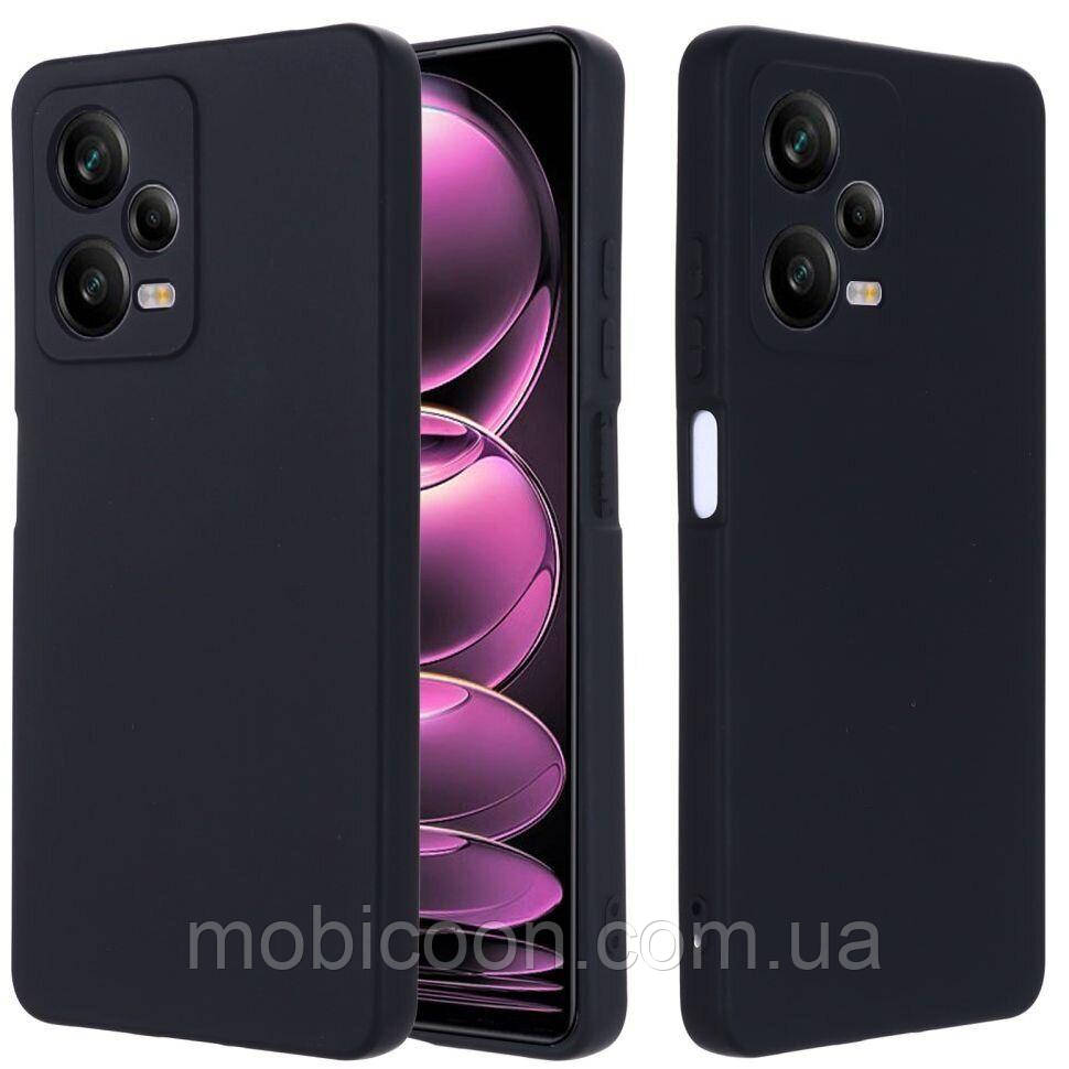 Чохол Silicone Case для Xiaomi Redmi Note 12 Pro Black, фото 1