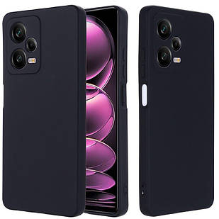 Чохол Silicone Case для Xiaomi Redmi Note 12 Pro Black