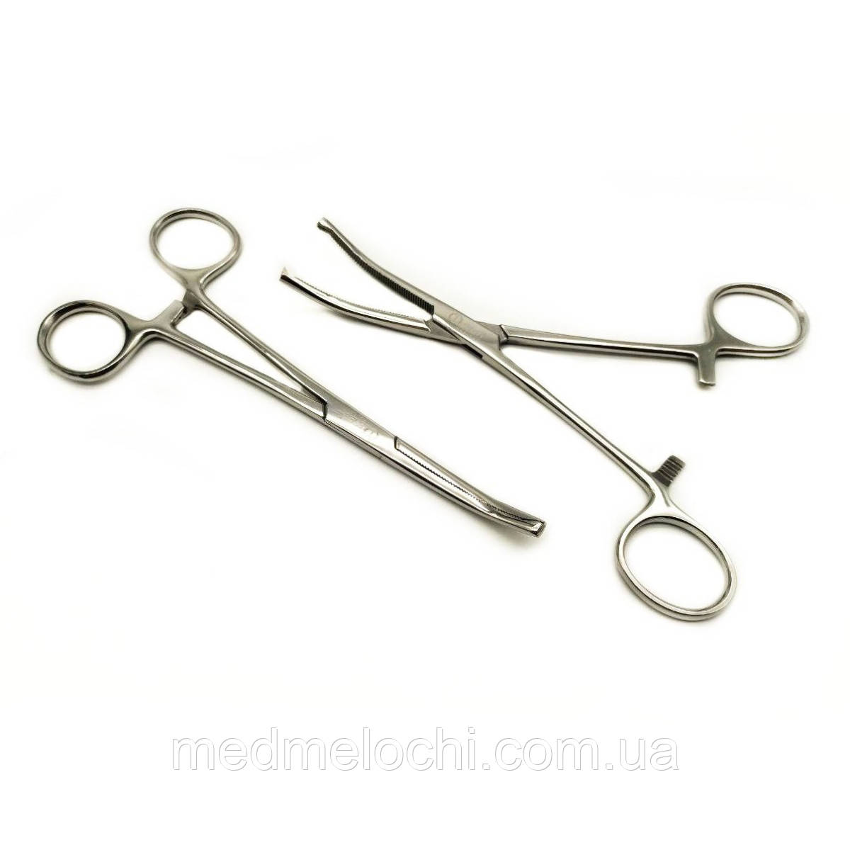 Затискач по Kocher, зігнутий Tisson Medical. Довжина 16 см