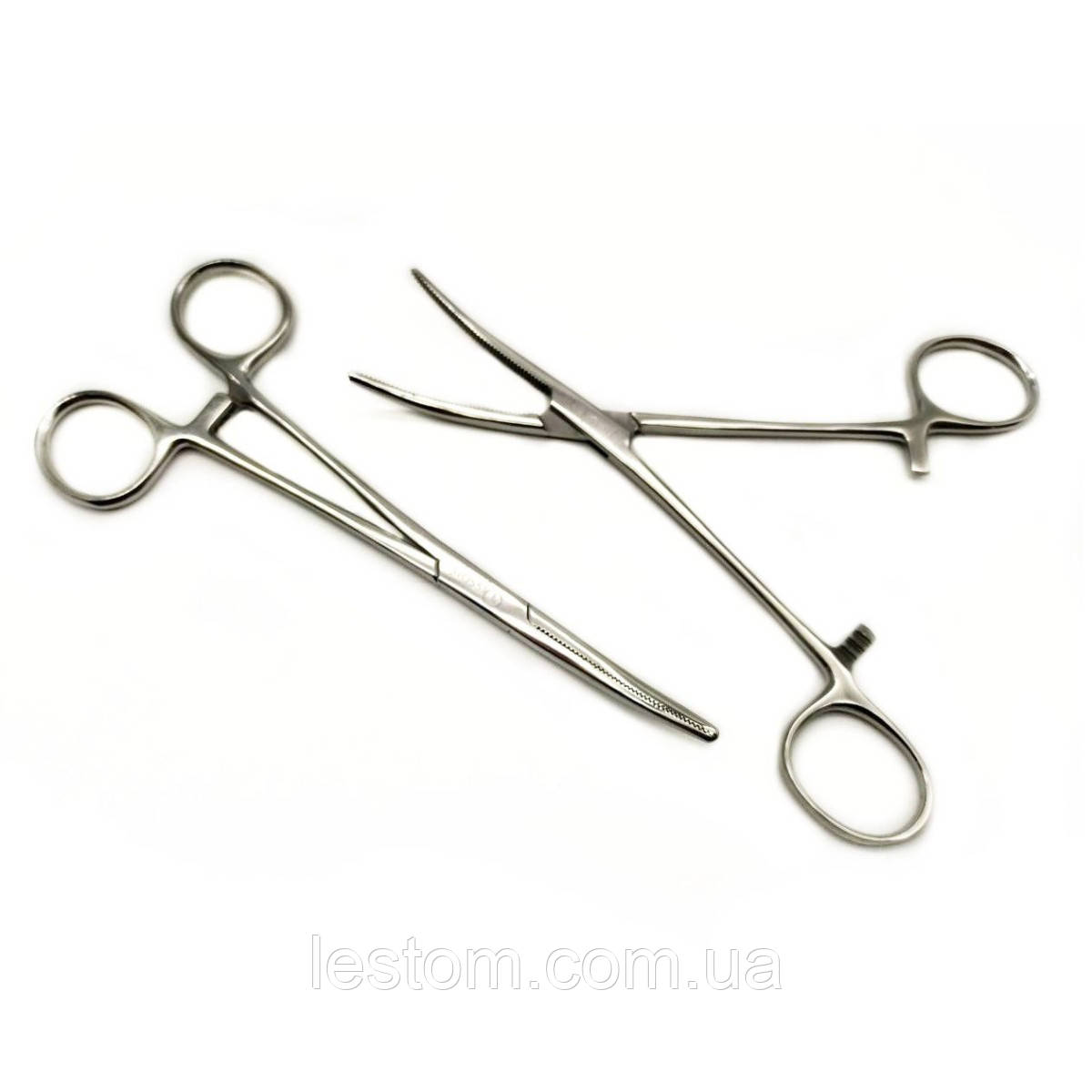 Затискач по Pean, зігнутий Tisson Medical. Довжина 16 см