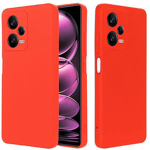 Чохол Silicone Case для Xiaomi Redmi Note 12 Pro Red