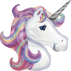 Гелієва фігура куля "Єдиноріг Фіолетова голова" Anagram