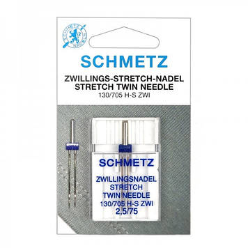 Подвійна голка Schmetz Stretch №75/2,5