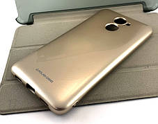Чохол на Huawei Y7 2017 накладка Jelly Case бампер силіконовий золотий, фото 3