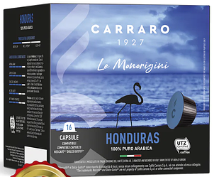 Кава в капсулах Дольче Густо - Carraro HONDURAS Dolce Gusto (16 капсул = 16 порцій)