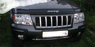 Мухобійка VT-52 Дефлектор на капот ВТ (Віп) для Jeep Grand Cherokee (WJ) 1999-2004