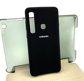 Чохол на Samsung A9 2018, A920 накладка бампер Siicone Cover чорний