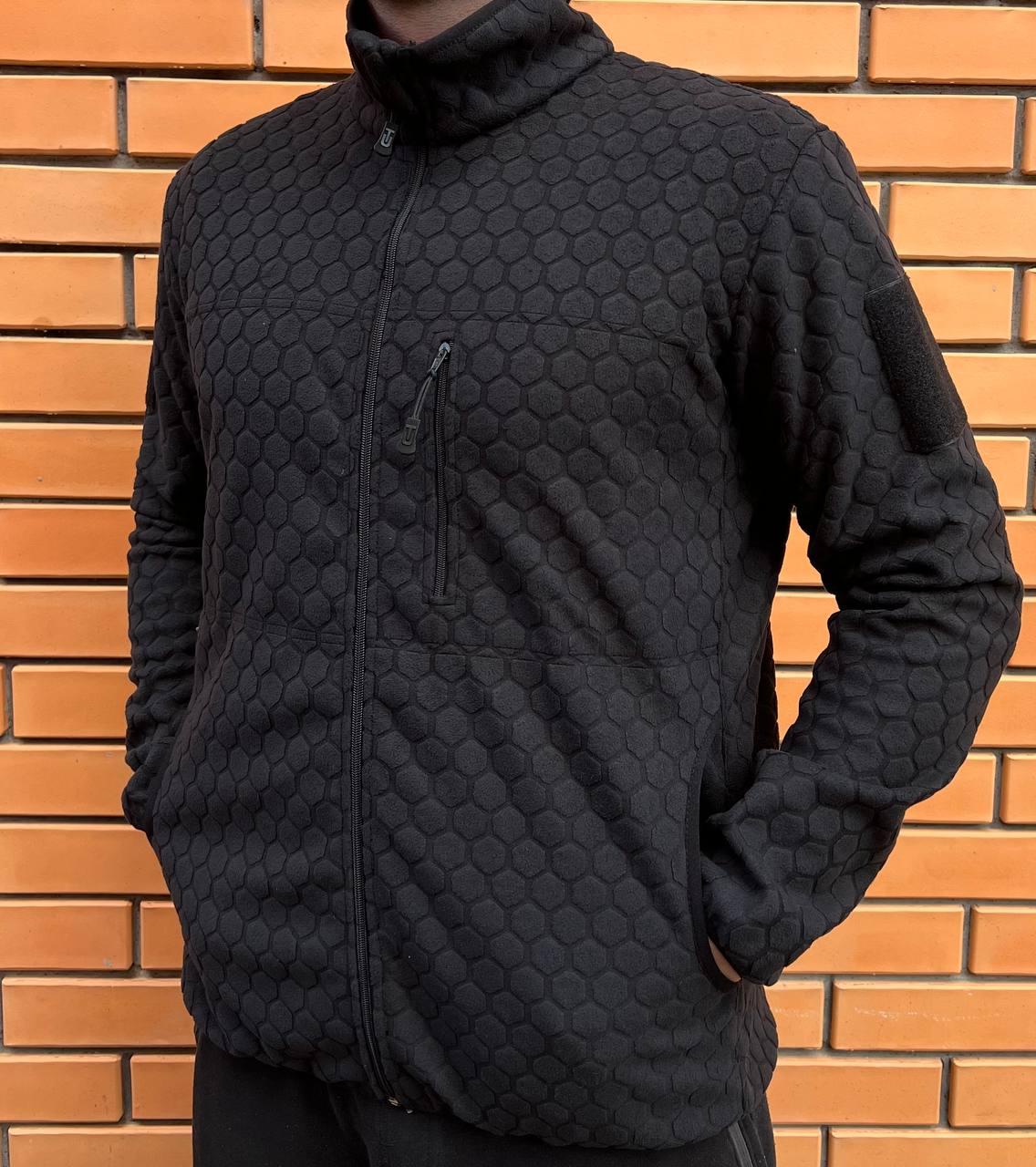 Кофта фліс Ultimatum Reptilia Чорна, фото 1