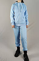 Жіночий спортивний костюм блакитний полегшений/утеплений