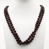 Буси під перли 8 мм 150 см темно-коричневі