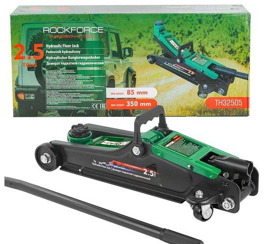 Домкрат Rock Force підкатний 2.5 т гідравлічний (RF-TH32505) (ID ...