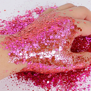 ГЛІТЕР СУХИЙ ГОЛОГРАФІЧНИЙ CHAMELEON MIX CHUNKY GLITTER 10 g, фото 3