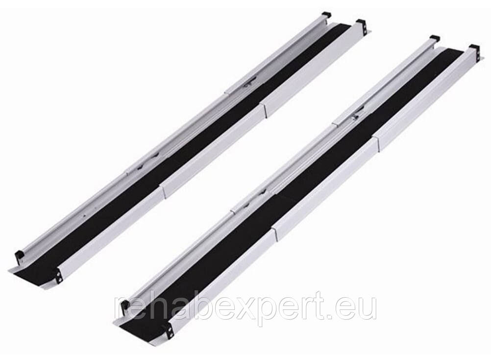 Б/У Пандуси для інвалідних колясок Рампи Mobilex TR-210 Aluminum Telescopic Portable Ramp for Wheelchair Used, фото 1