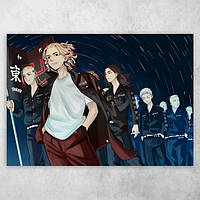 Аніме плакат постер "Токійські месники / Tokyo Revengers" №24