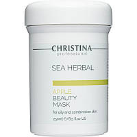 Яблочная маска для жирной и комбинированной кожи Christina Sea Herbal Beauty Mask Green Apple 250 мл