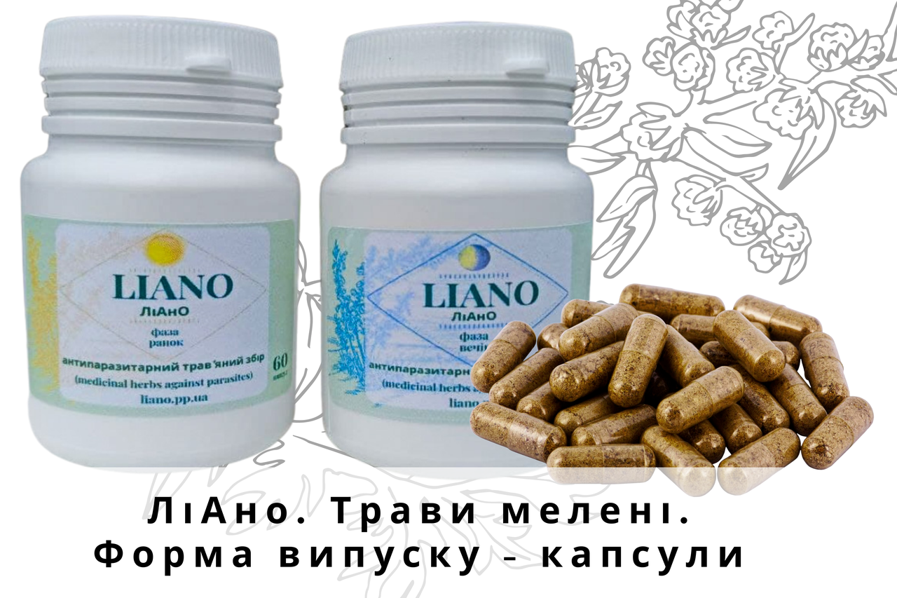 

ЛиАнО. Антипаразитарный травяной сбор в капсулах ( 120 капсул)