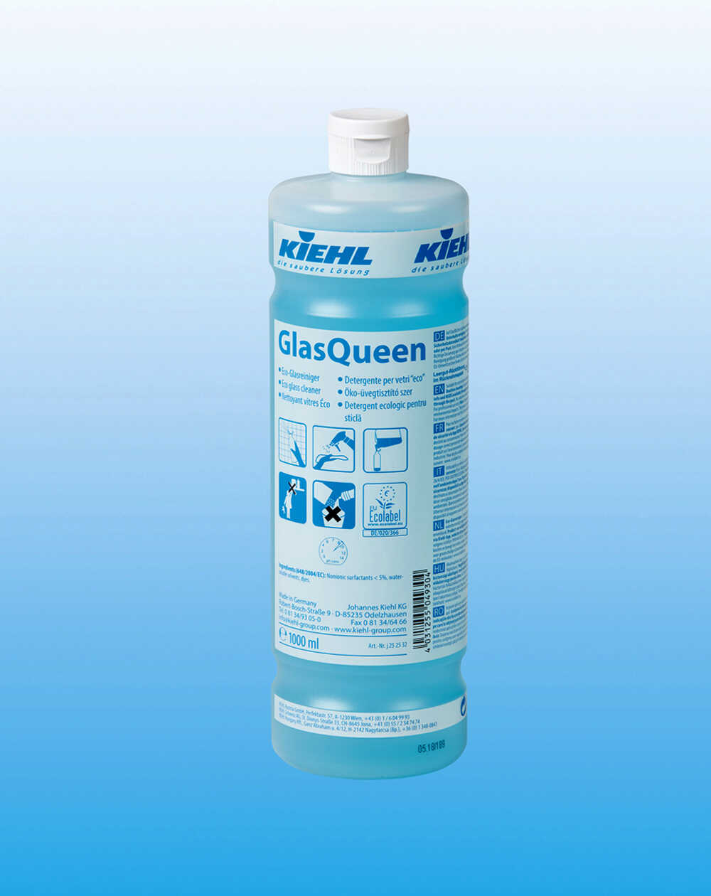 

Эко-очиститель для мойки стекол GlasQueen, 1 л, Kiehl