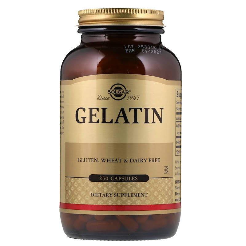 

Желатин (Gelatin) 1680 мг 250 капсул