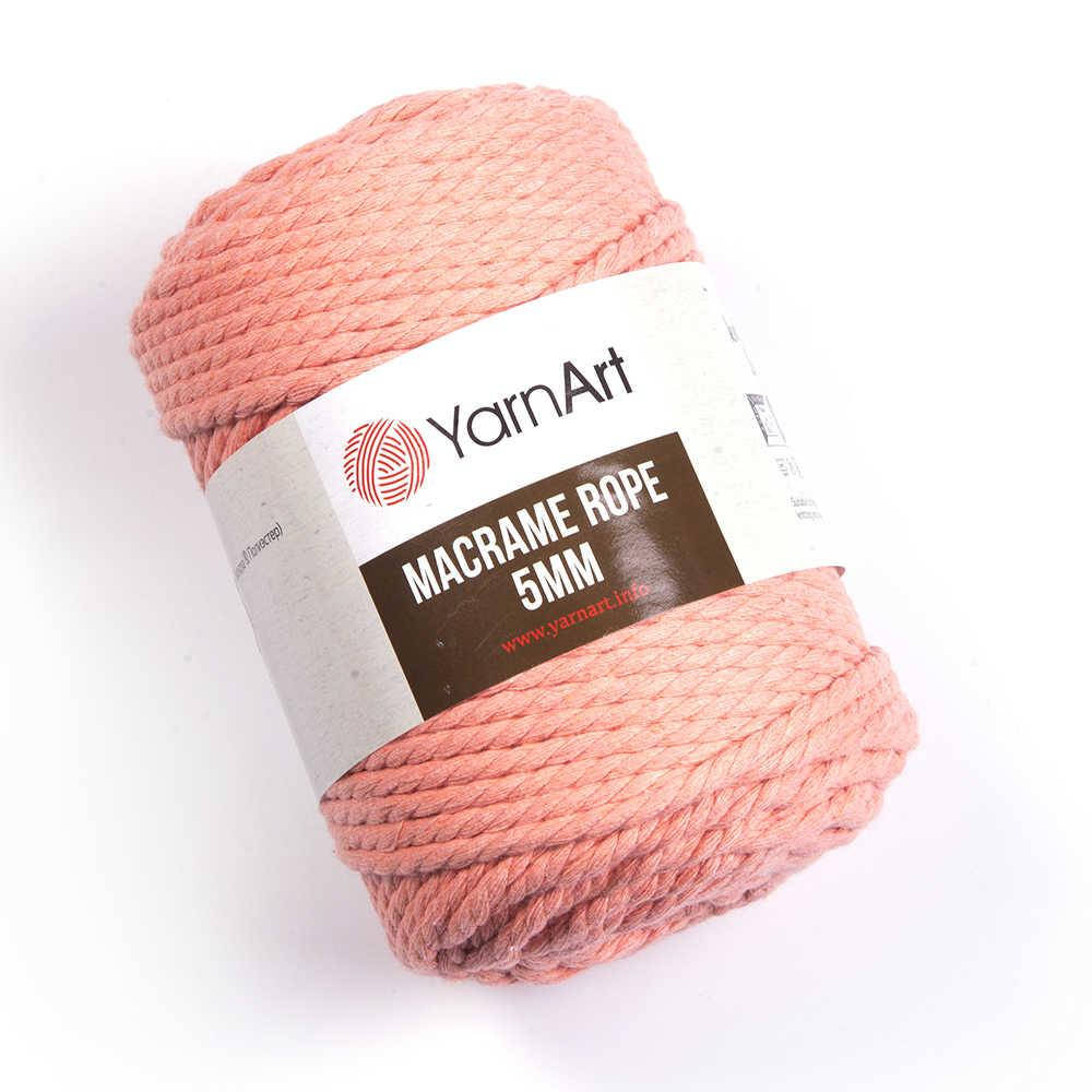 

Yarnart Macrame Rope 5 мм № 767 коралловый ( Ярн Арт макраме Роп 5 мм пряжа, нитки для вязания)