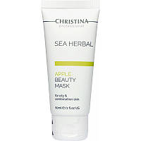 Яблочная маска для жирной и комбинированной кожи Christina Sea Herbal Beauty Mask Green Apple 60 мл